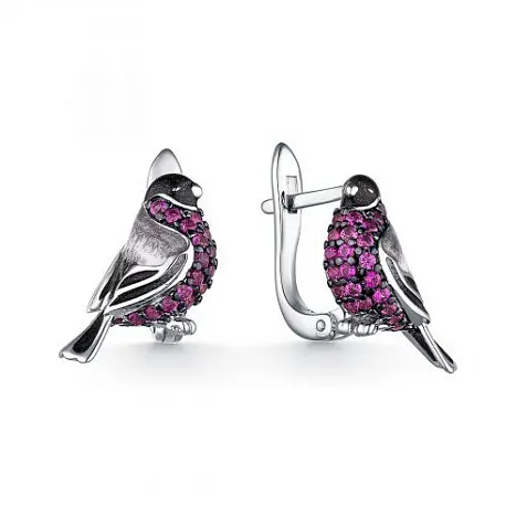 Серьги детские из серебра