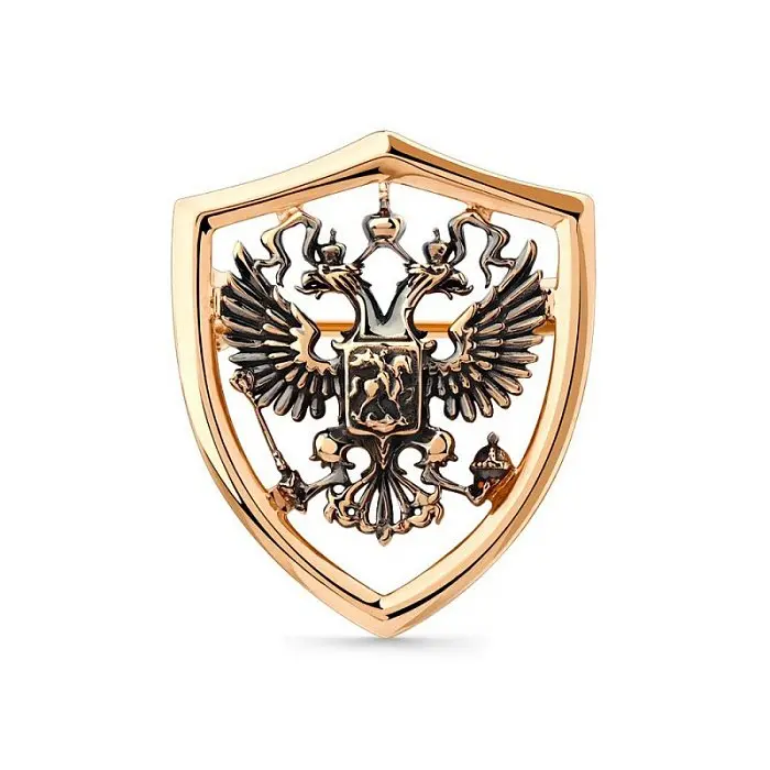 Значкок из красного золота