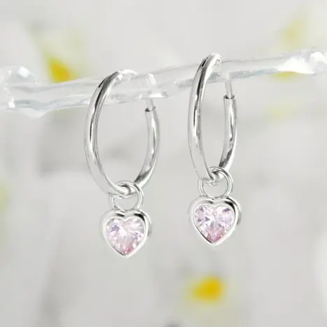Серьги конго из серебра