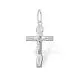 Подвеска крест из серебра