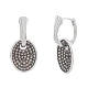 Серьги с английским замком из серебра