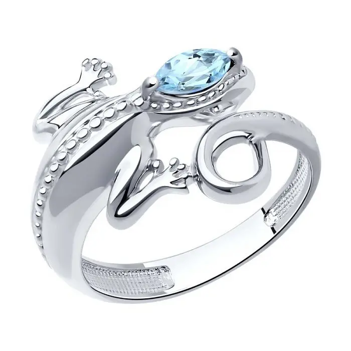 Кольцо декоративное из серебра