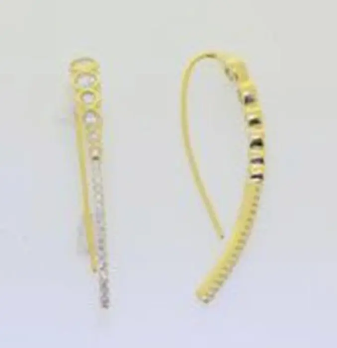 Серьги зажимы из серебра