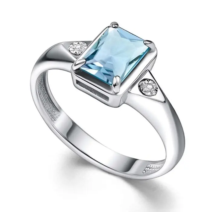 Кольцо декоративное из серебра