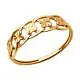 Кольцо декоративное из красного золота