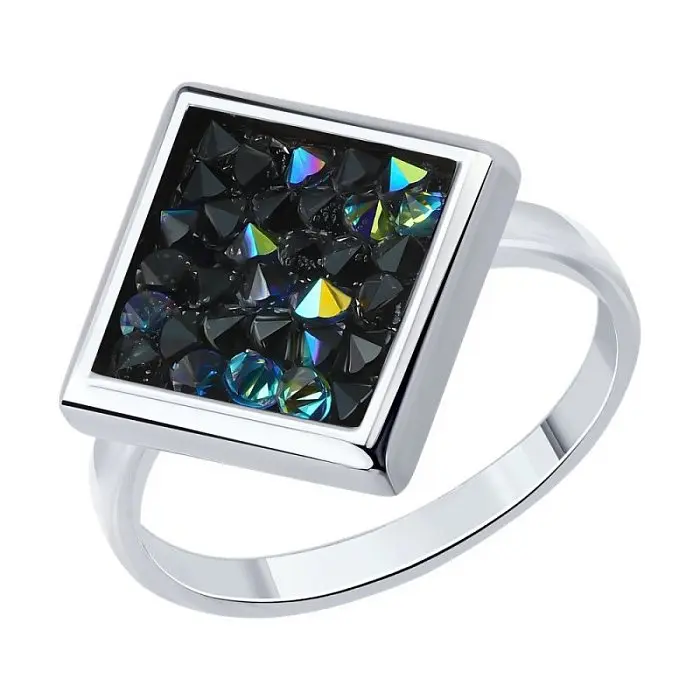 Кольцо декоративное из серебра