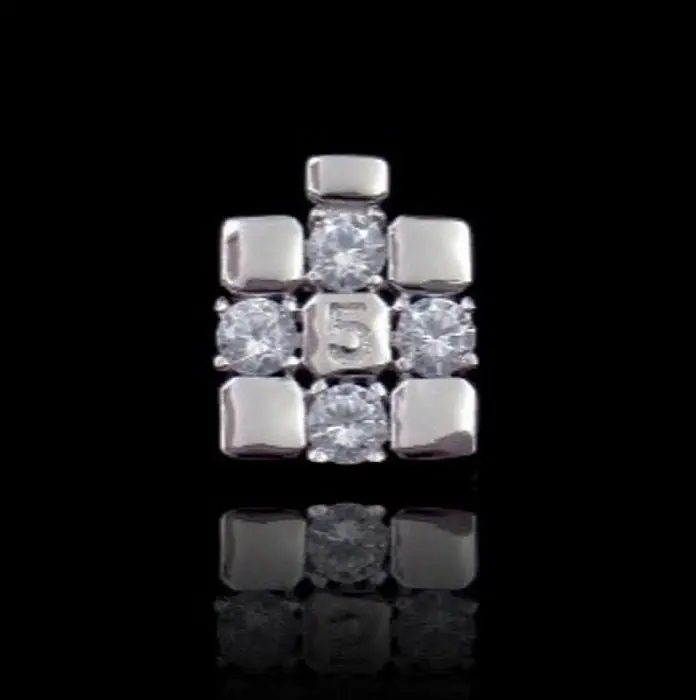 Подвеска бегунок из серебра