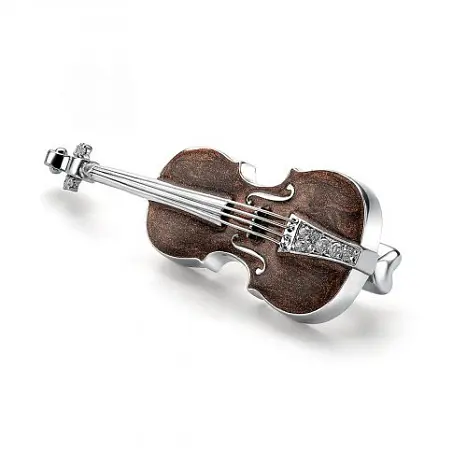Брошь из серебра