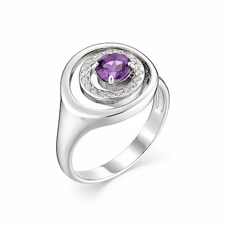 Кольцо декоративное из серебра