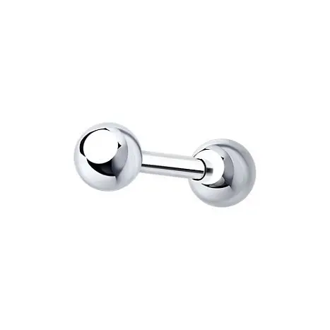 Серьги одиночные из серебра