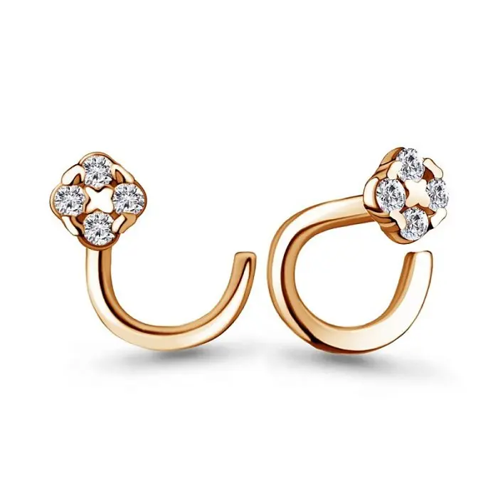 Пирсинг из красного золота