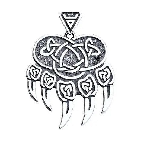 Подвеска мужская из серебра