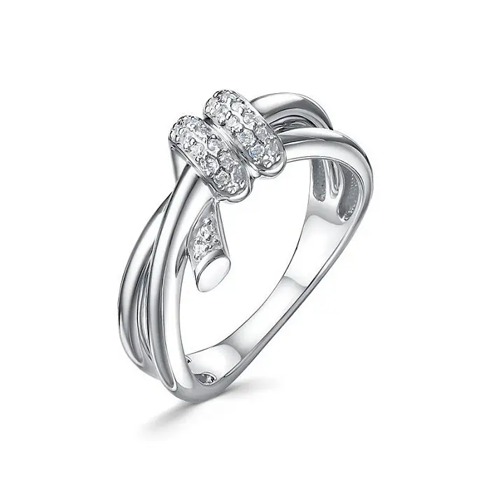 Кольцо декоративное из серебра