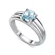 Кольцо декоративное из серебра