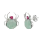 Серьги пуссеты из серебра
