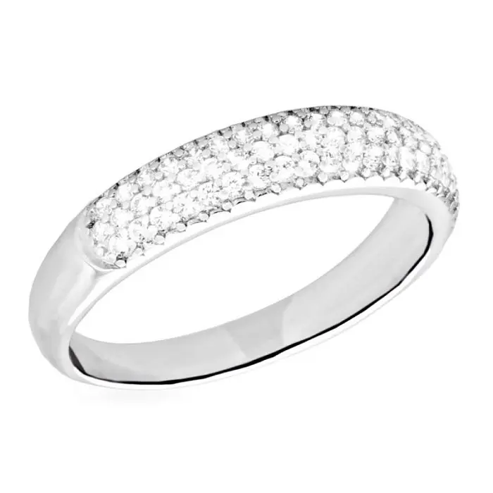 Кольцо декоративное из серебра