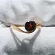 Кольцо декоративное из красного золота