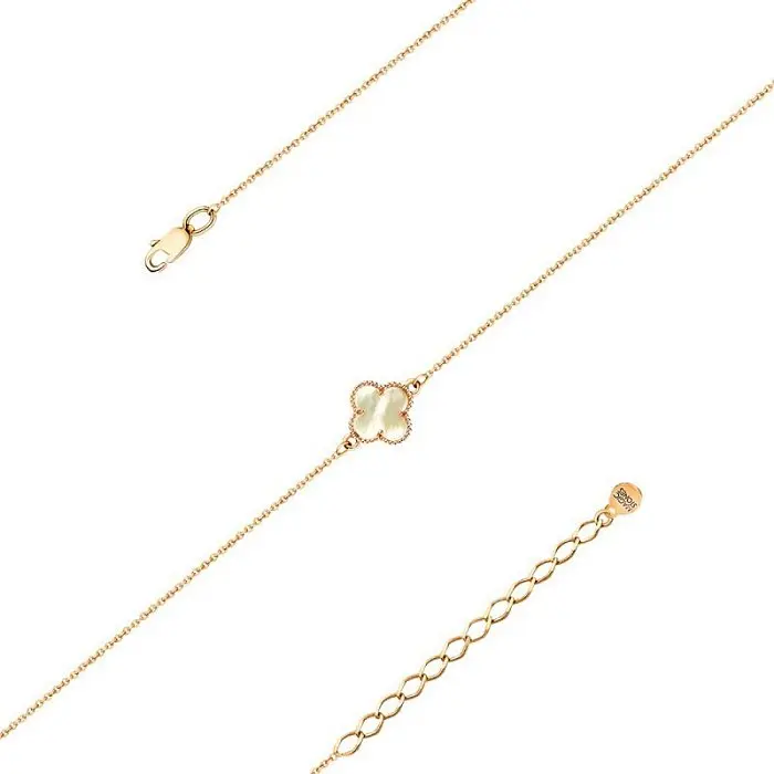 Браслет декоративный из красного золота