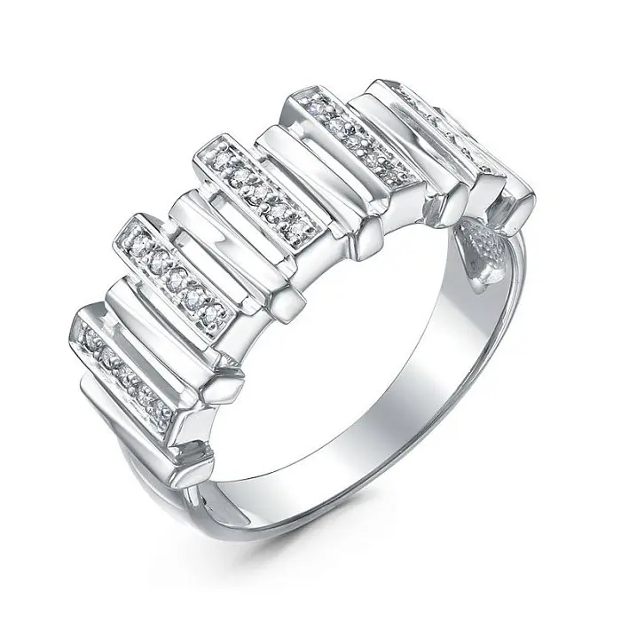 Кольцо декоративное из серебра