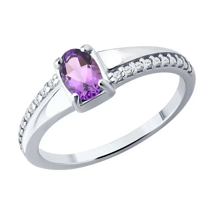 Кольцо декоративное из серебра