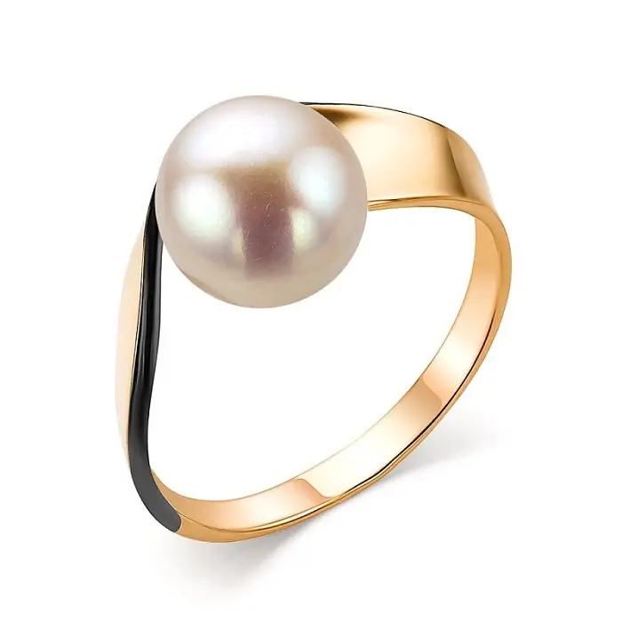 Кольцо декоративное из красного золота