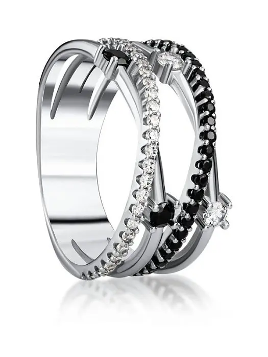 Кольцо декоративное из серебра