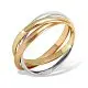 Кольцо декоративное из комбинированного золота