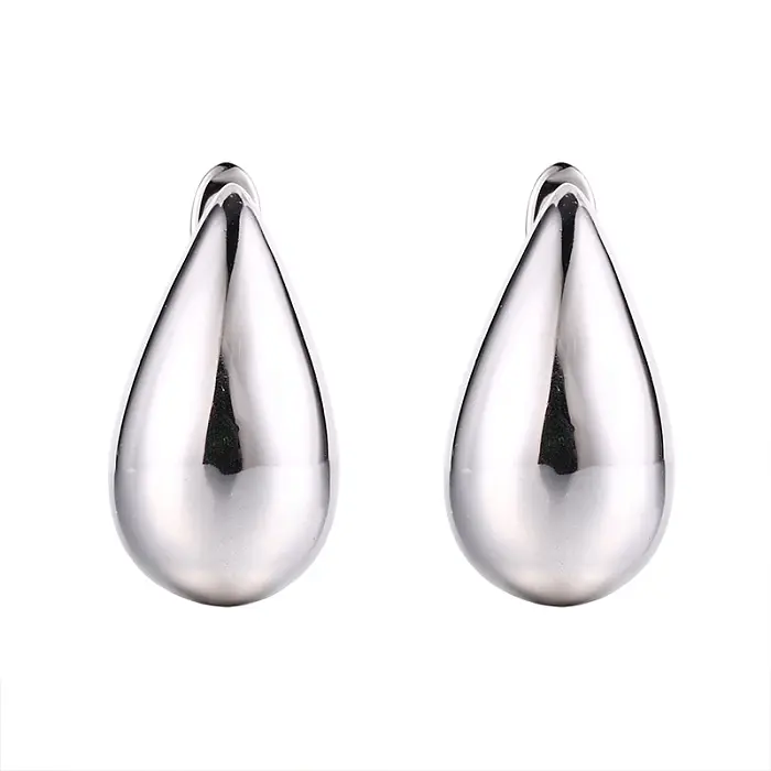Серьги с английским замком из серебра