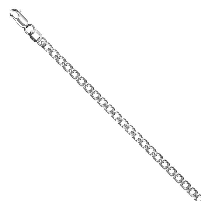 Цепь из белого золота вид 1