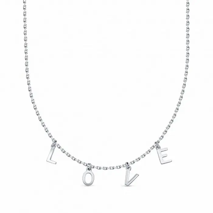 Цепь колье из серебра