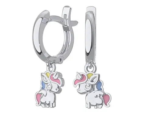 Серьги детские из серебра