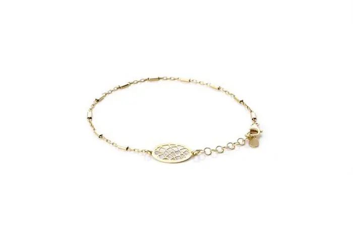 Браслет цепочный из серебра