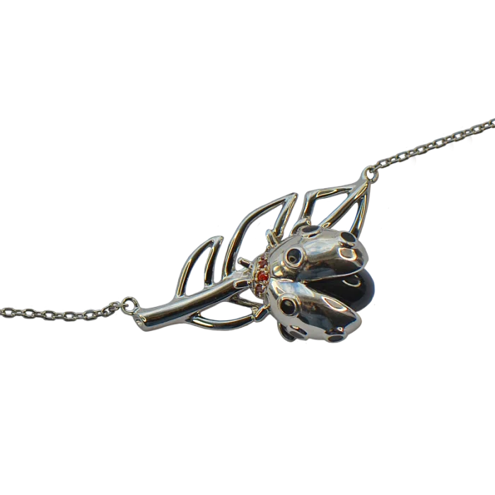 Цепь колье из серебра