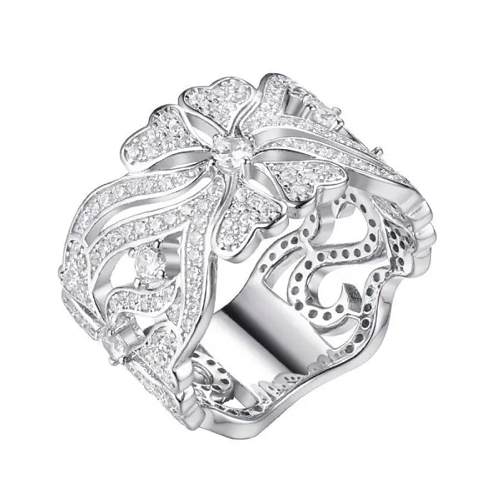 Кольцо CZ-R02934-X-W-X-X-W вид 2