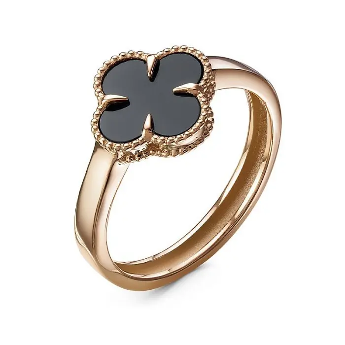 Кольцо декоративное из красного золота