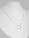 Цепь колье из серебра
