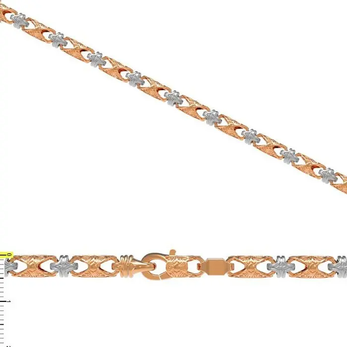 Цепь из комбинированного золота