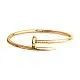 Браслет жесткий из позолоты