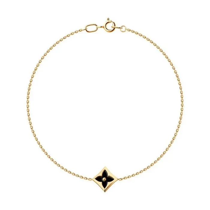 Браслет декоративный из красного золота