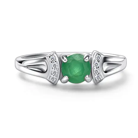 Серьги с английским замком из серебра