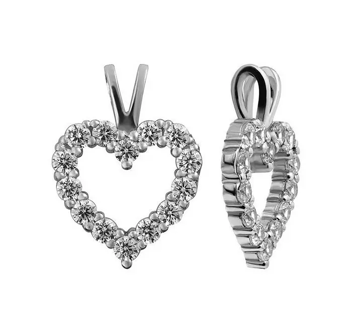 Подвеска декоративная из серебра