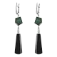 Серьги подвесные из серебра