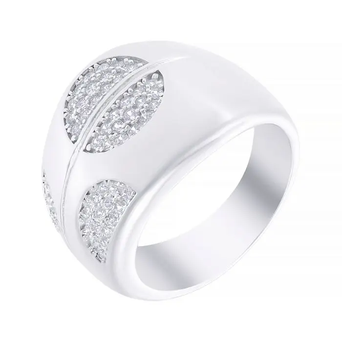 Кольцо декоративное из серебра