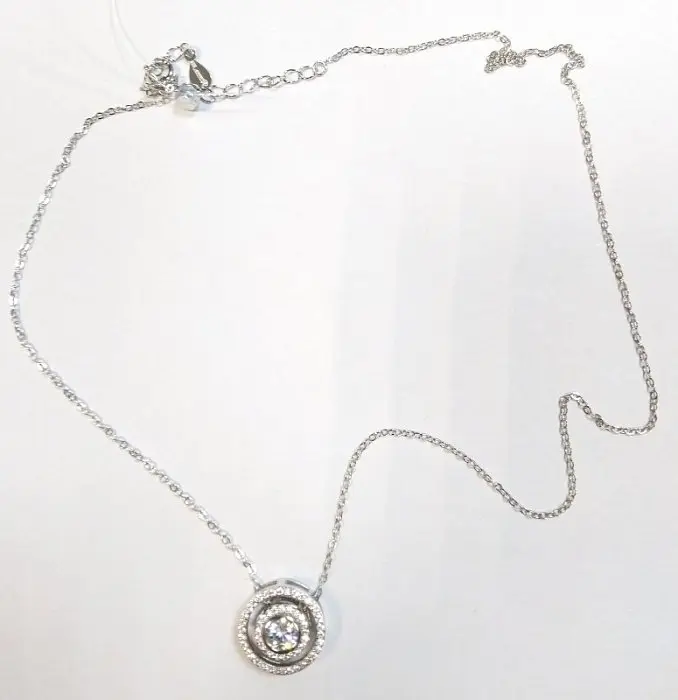 Цепь колье из серебра