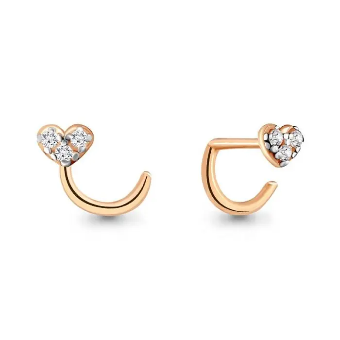 Пирсинг из красного золота