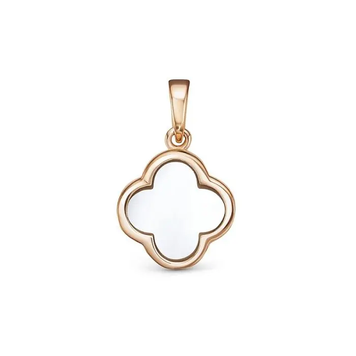 Подвеска декоративная из красного золота