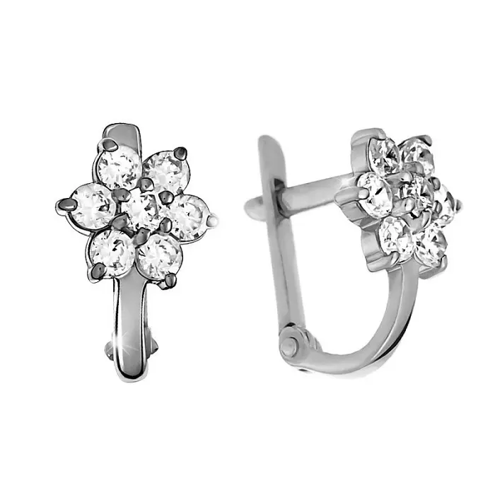 Серьги детские из серебра