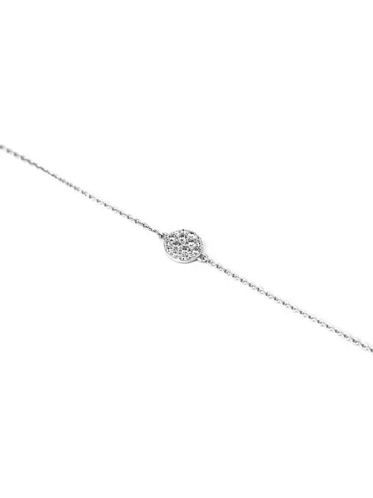 Браслет декоративный из серебра