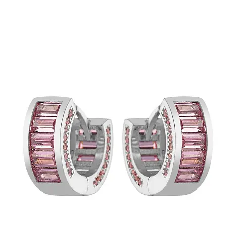Серьги конго из серебра
