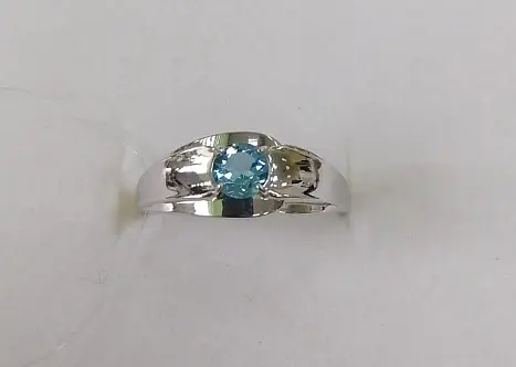 Кольцо декоративное из серебра